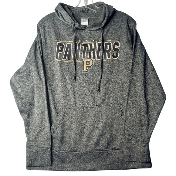 Unbranded Other - Panthers Hoodie Men Medium Gray Heathered Athletic Pullover Graphic Sweatshirt